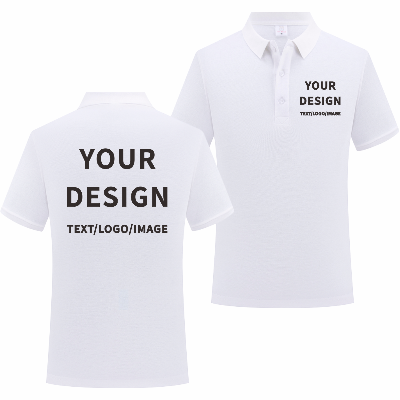 Embroidery Design Logo - Letnie biznesowe polo Niestandardowe logo 100%