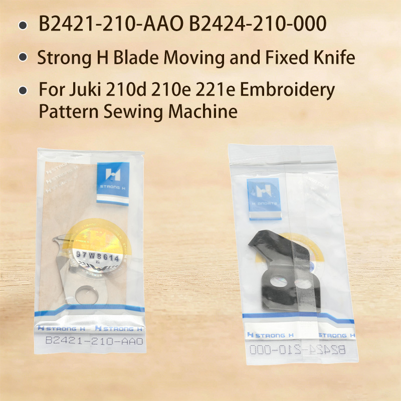 Embroidery Pattern - 1 SZT. B2421-210-AAO B2424-210-000 Mocne ostrze