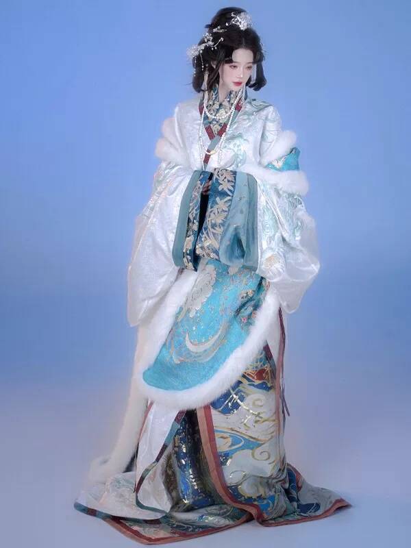 Embroidery Cotton - Nowy Hanfu Damski Strój Zhan Guo
