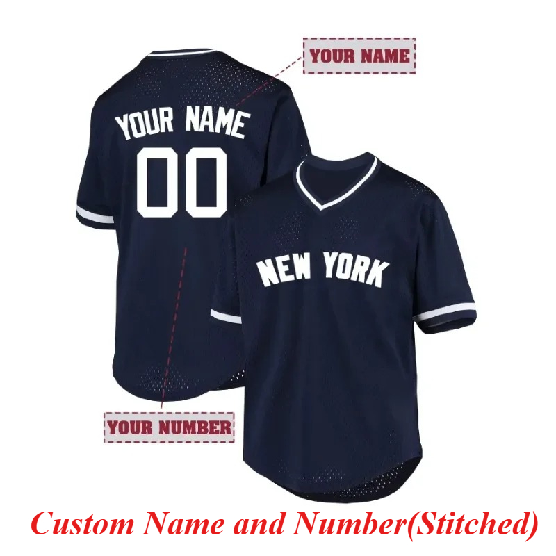 Embroidery Name Designs - Męska koszulka baseballowa z własnym nadrukiem