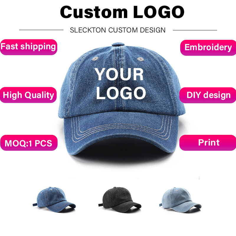 Embroidery Design Logo - Czapka z daszkiem z nadrukiem na