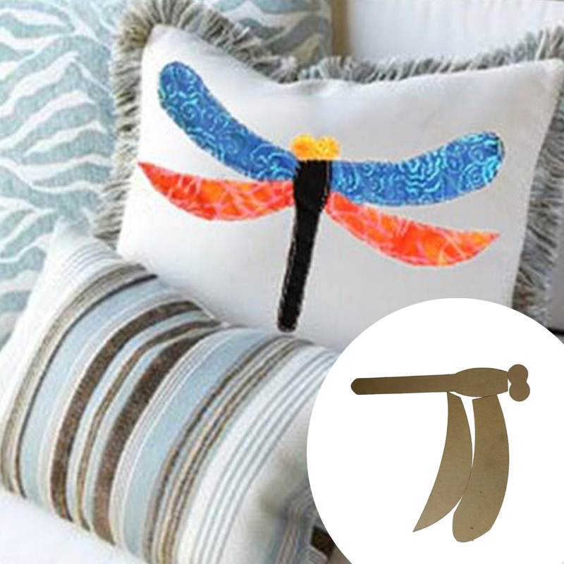 Embroidery Pattern - Szablon do pikowania ważki Przezroczysty wzór