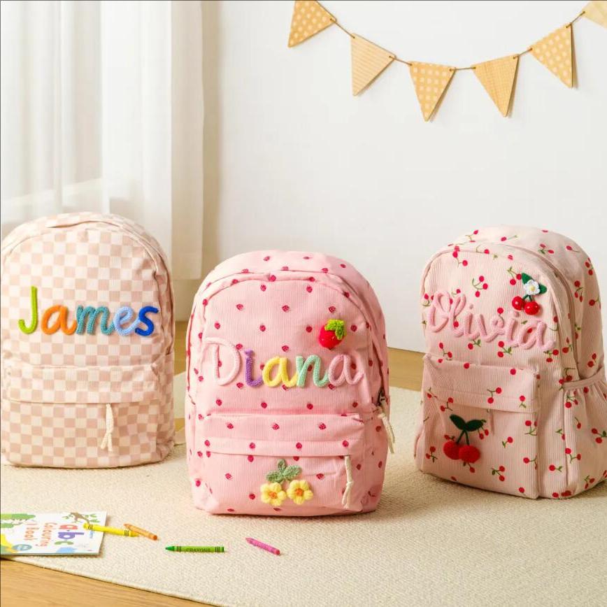 Embroidery Name Designs - Plecak dla dzieci na zamówienie, uroczy,