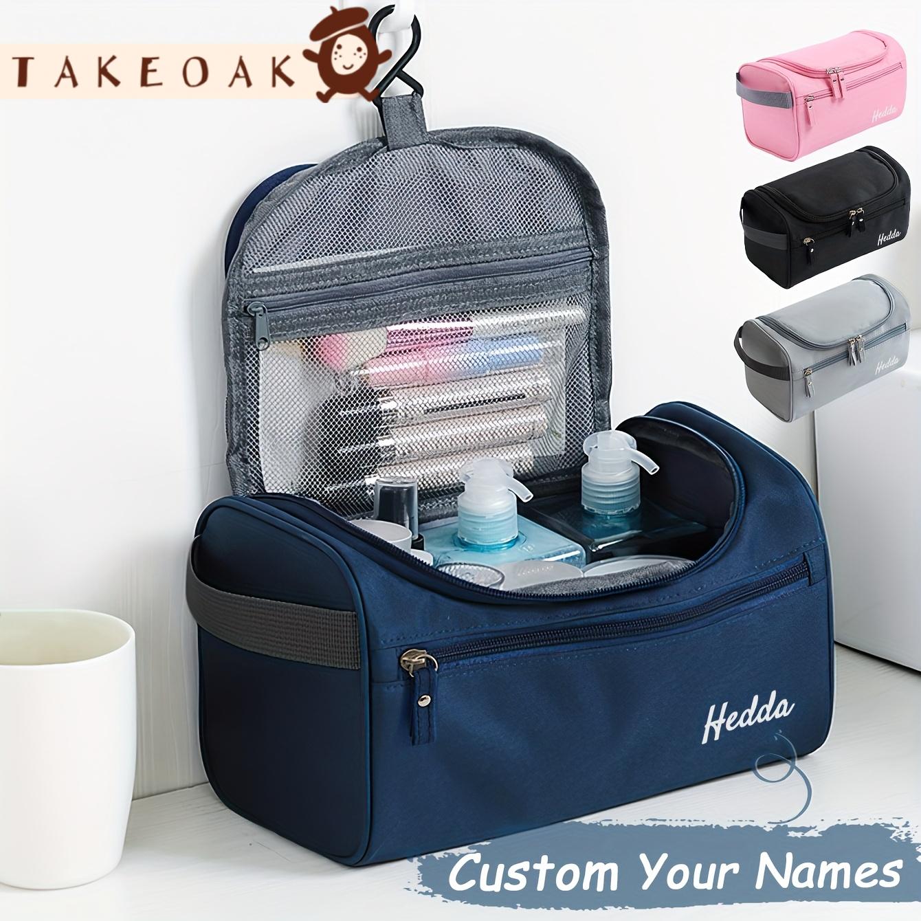 Embroidery Name Designs - Personalizowana kosmetyczka podróżna Oxford z imieniem,
