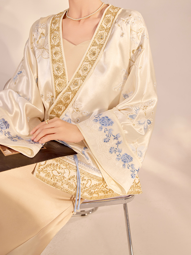 Wiosenna luksusowa kurtka dams – Embroidery Fashion recenzja i cena