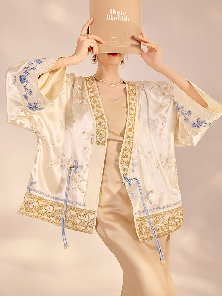 Wiosenna luksusowa kurtka dams – Embroidery Fashion recenzja i cena