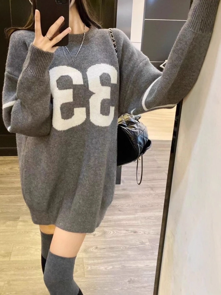 Sweter damski w stylu Y2K vint – Embroidery Fashion recenzja i cena