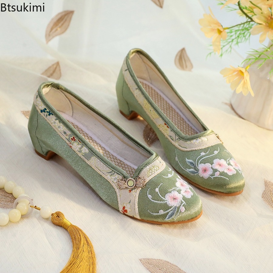 Nowe damskie buty 2026, etnicz – Embroidery Cotton recenzja i cena