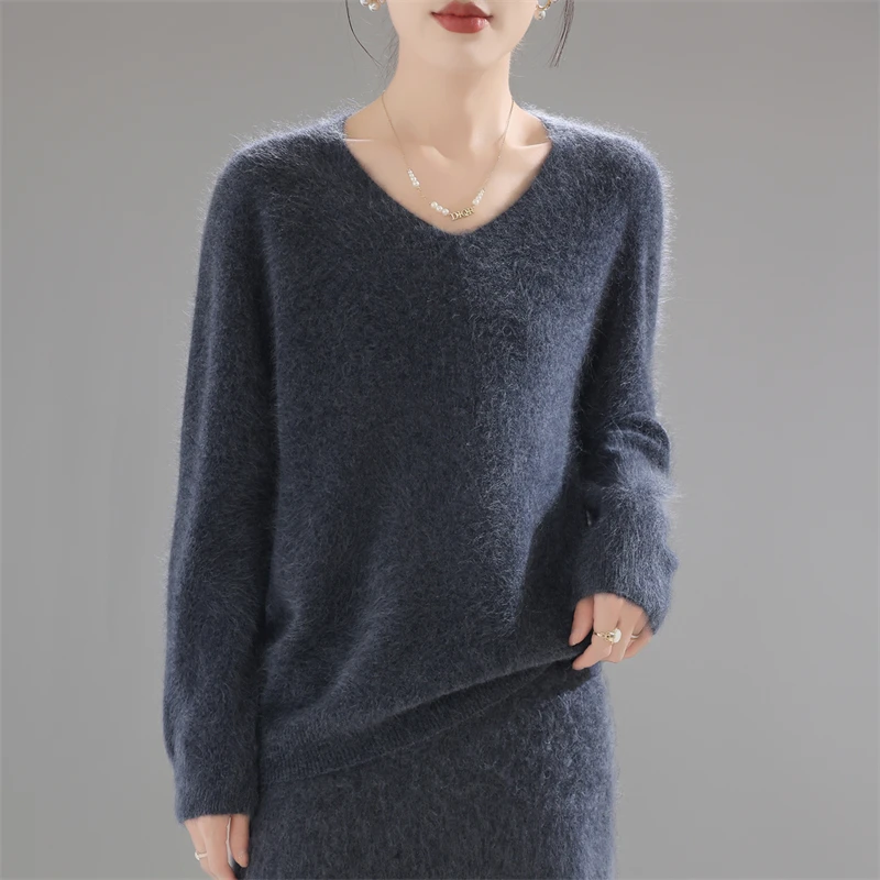 Damski sweter z wełny merino 1 – Embroidery Fashion recenzja i cena