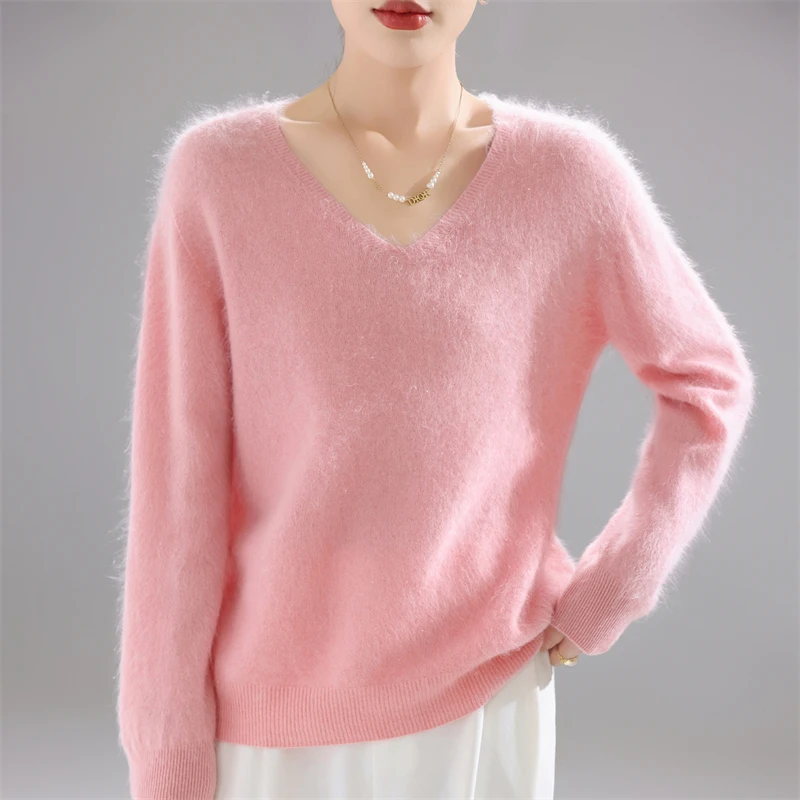 Damski sweter z wełny merino 1 – Embroidery Fashion recenzja i cena