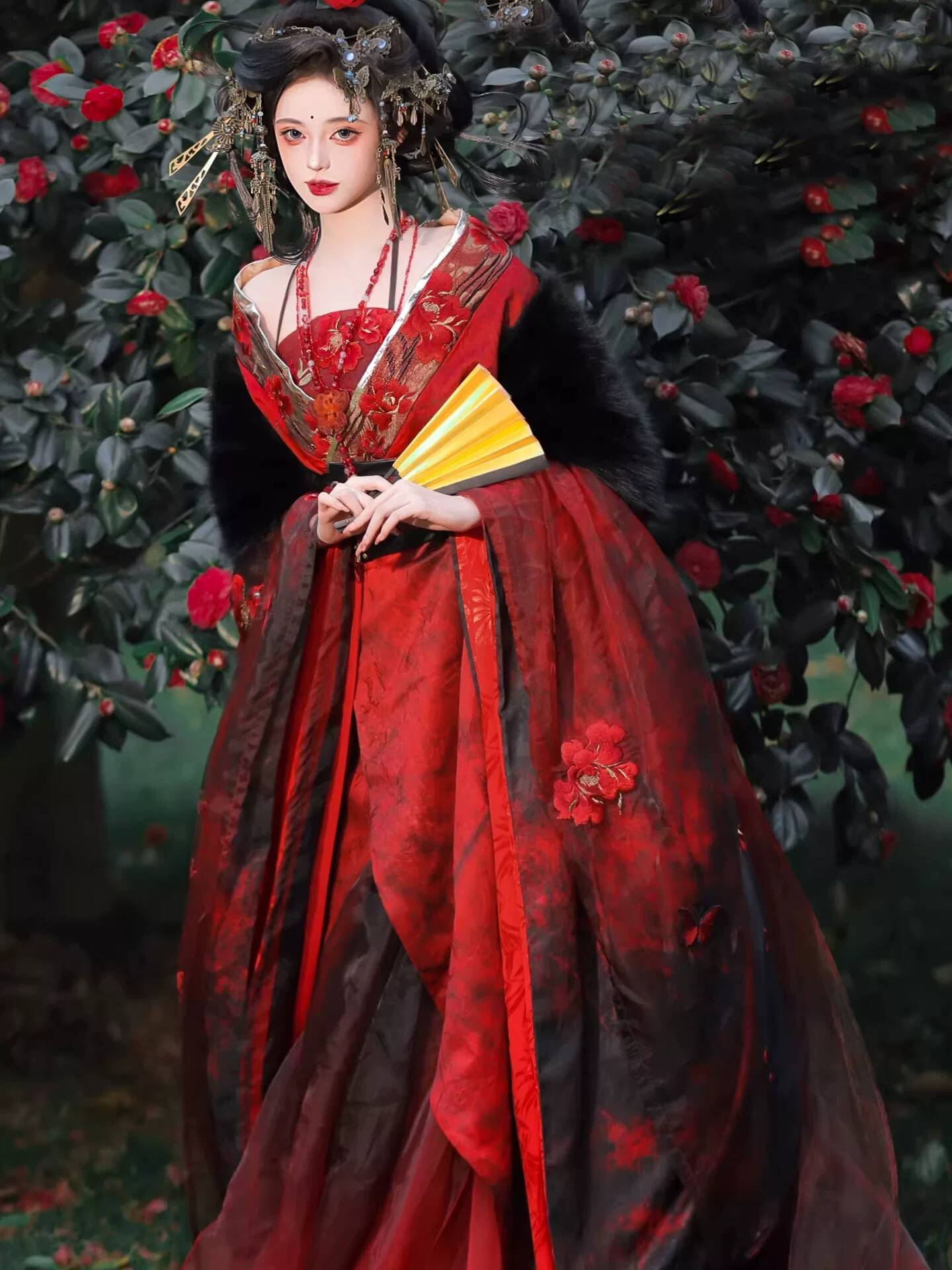 Nowy Datura Czerwony Hanfu Dam – Embroidery Cotton recenzja i cena