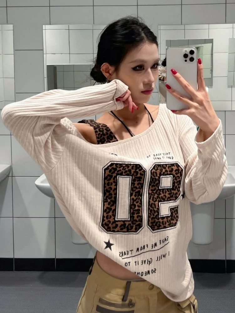 Koszulka damska Y2K patchworko – Embroidery Fashion recenzja i cena