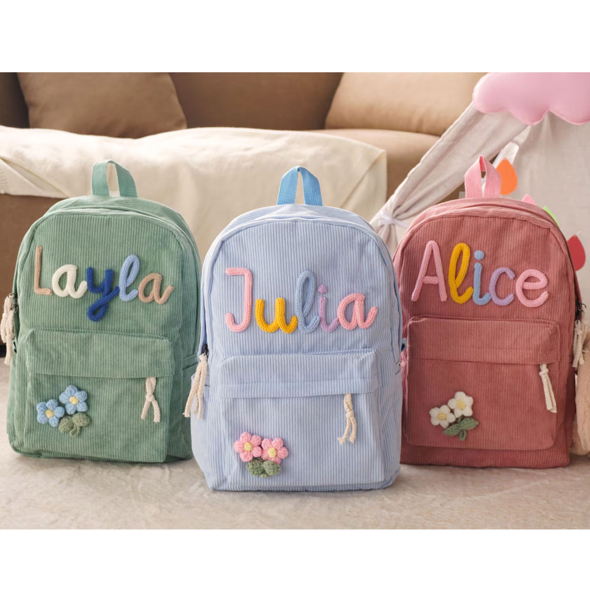 Personalizowany plecak unisex  – Embroidery Initials Designs recenzja i cena
