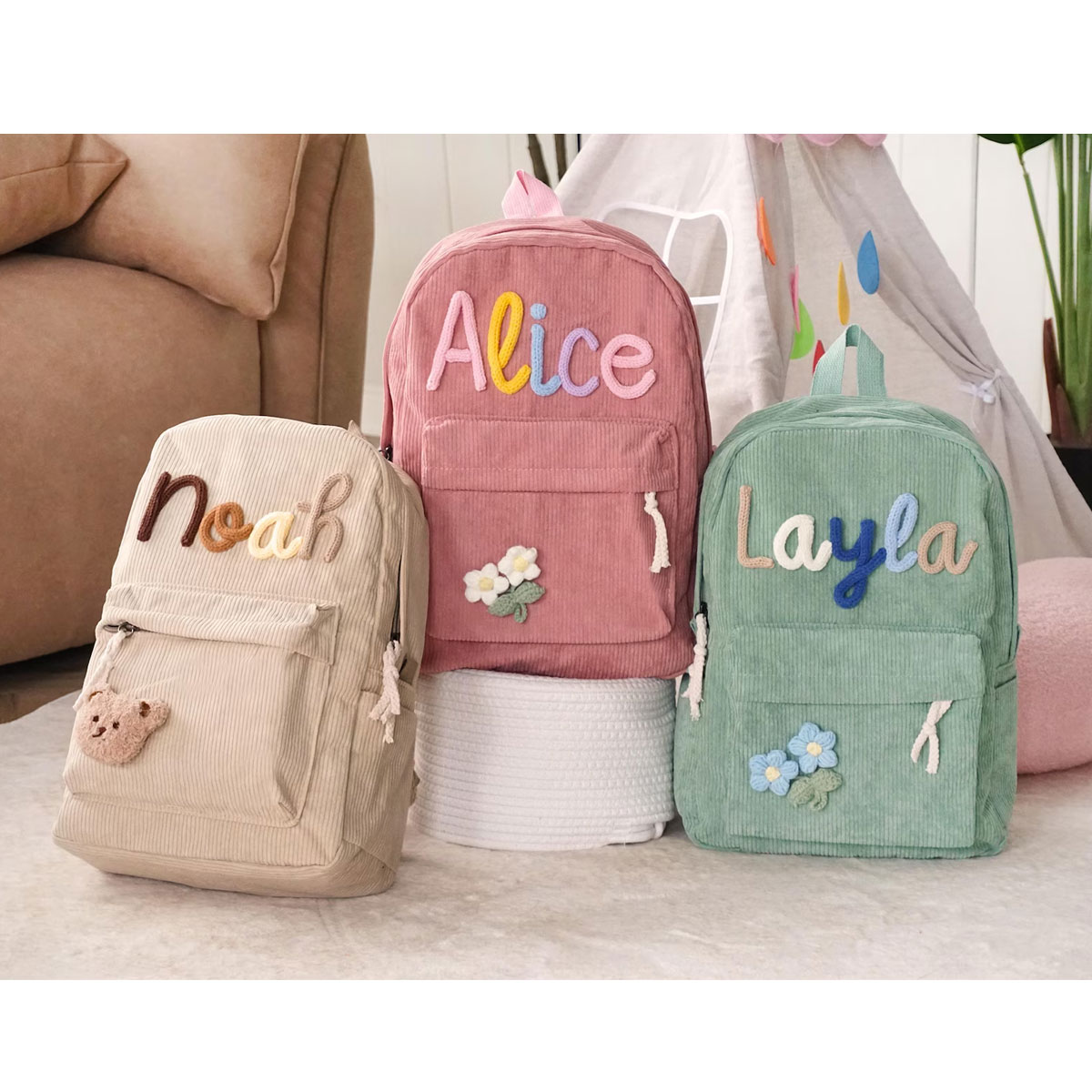 Personalizowany plecak unisex  – Embroidery Initials Designs recenzja i cena