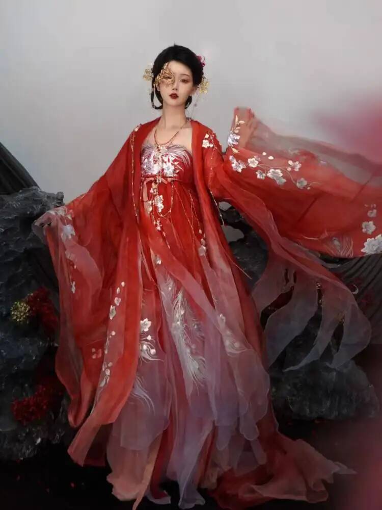 Kobiety w Hanfu, bogato haftow – Embroidery Cotton recenzja i cena