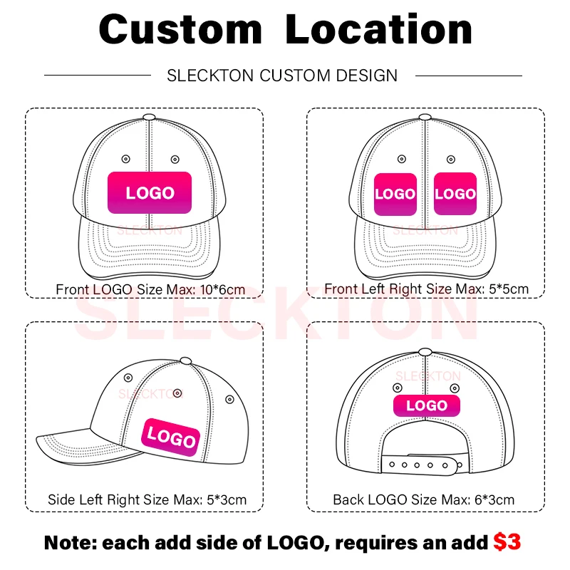 SLECKTON na zamówienie czapka  – Embroidery Design Logo recenzja i cena