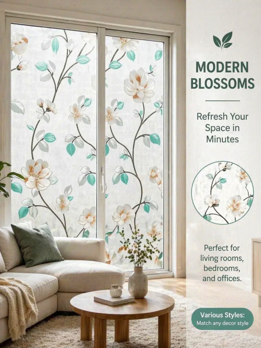 Folia okienna z wzorem haftu,  – Embroidery Pattern recenzja i cena
