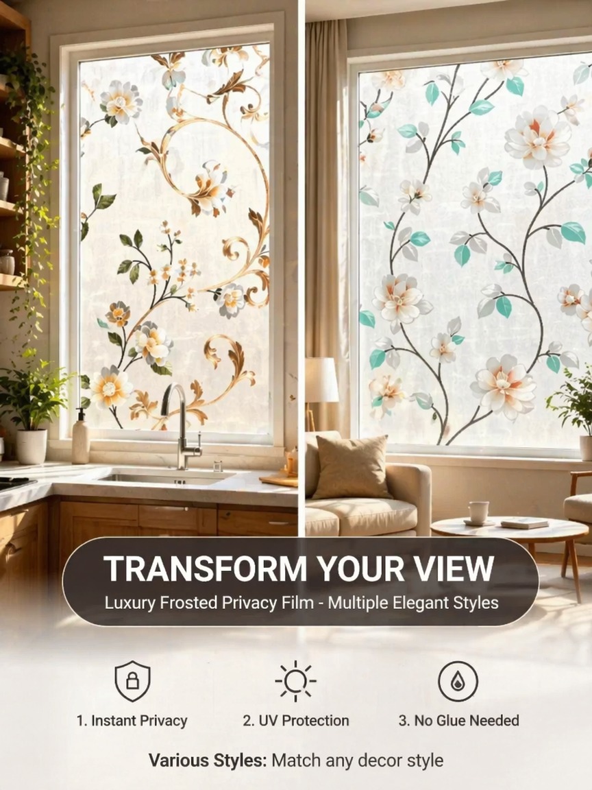 Folia okienna z wzorem haftu,  – Embroidery Pattern recenzja i cena