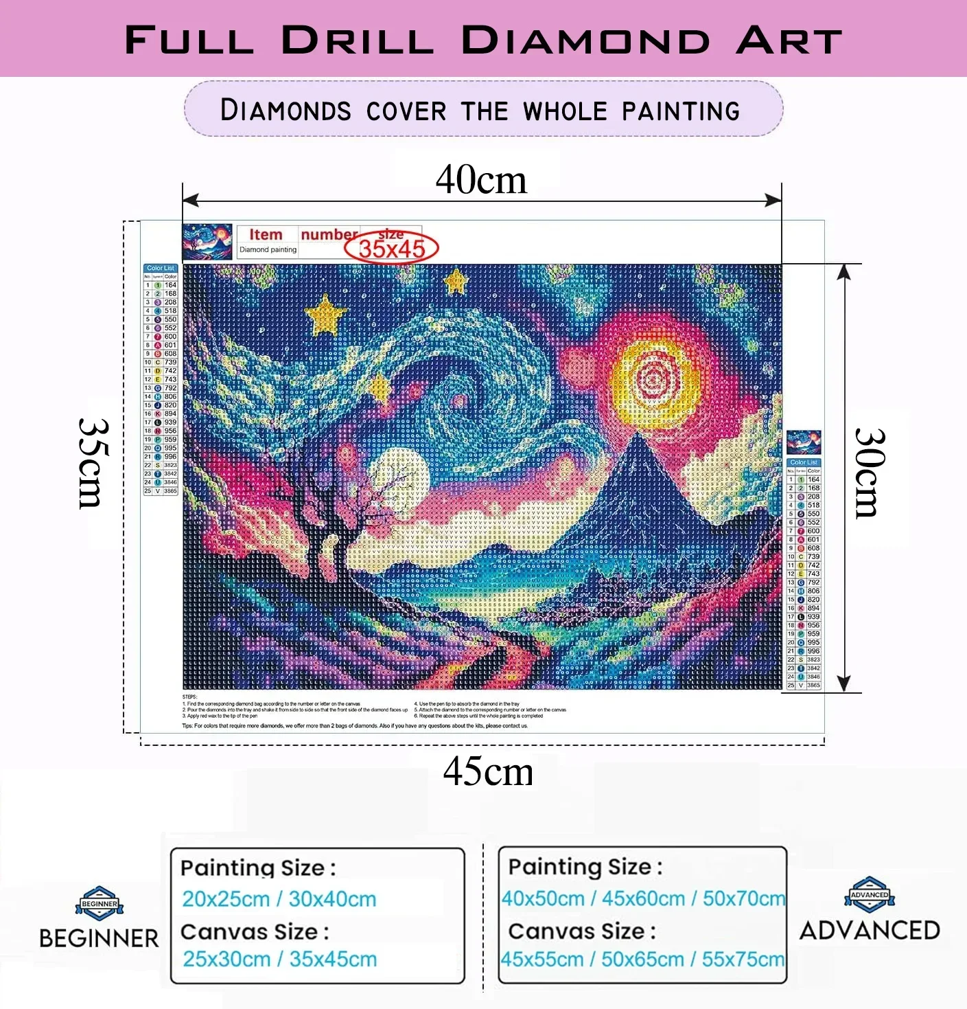 1 szt. bezramkowy obraz diamen – Embroidery Pattern recenzja i cena