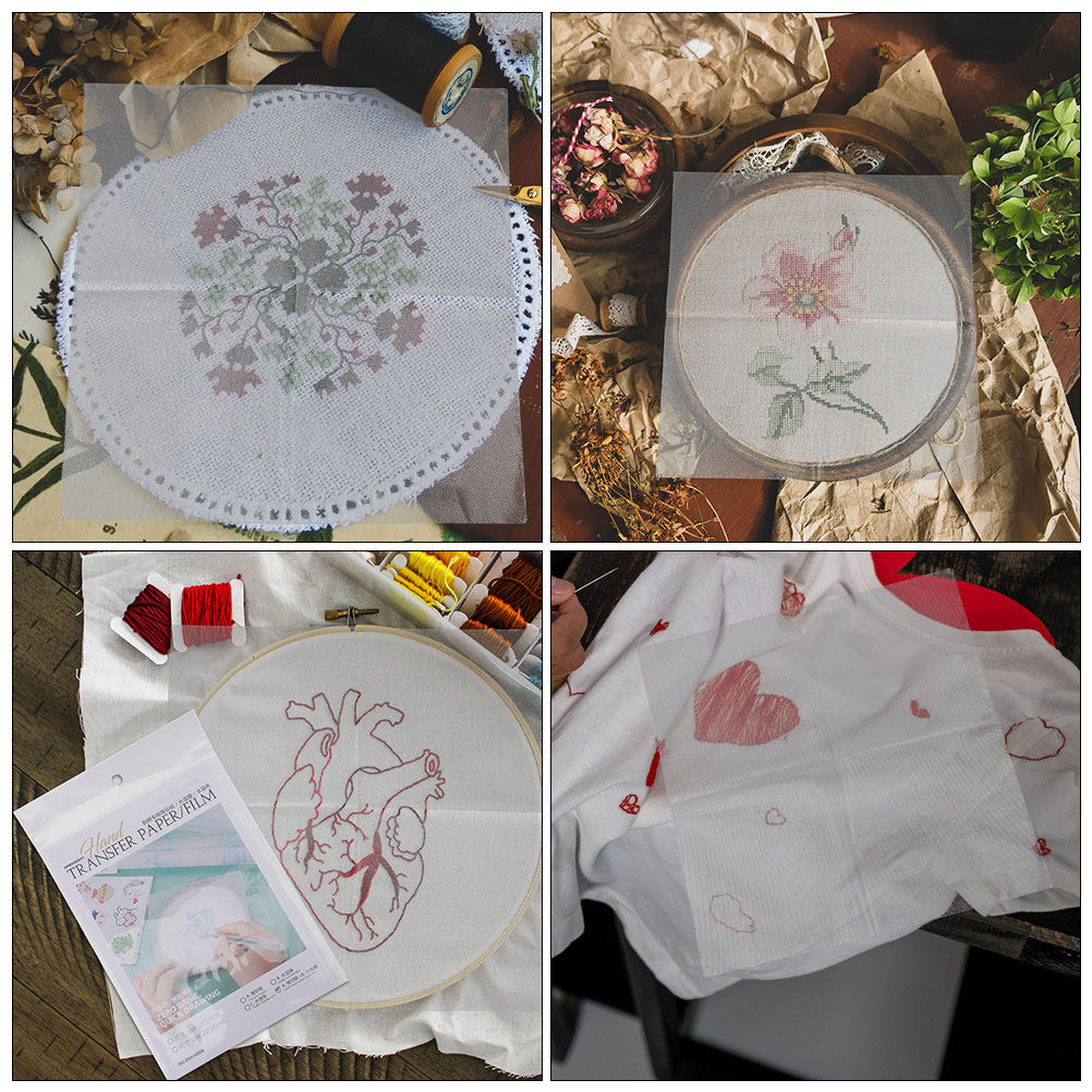 Zestaw 8 sztuk papieru do haft – Embroidery Pattern recenzja i cena