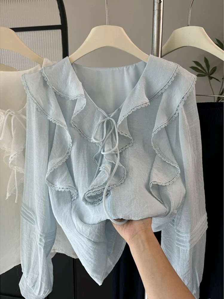 Francuska bluzka z dekoltem w  – Embroidery Fashion recenzja i cena